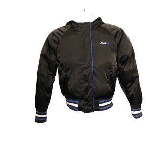 South Pole Girls Reversible Bomber Jacket Size XL Hooded Full Zip